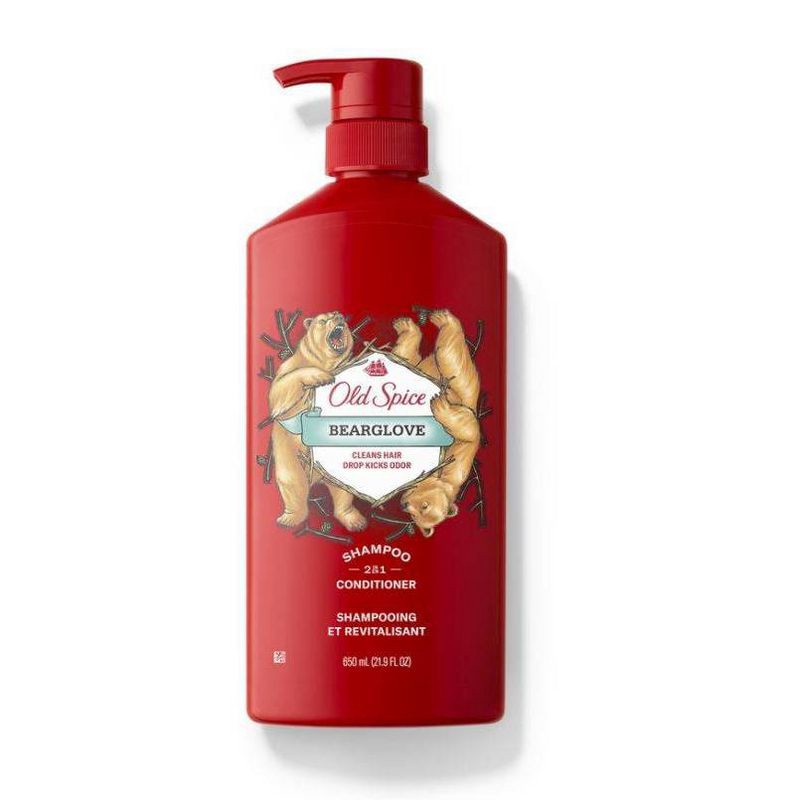 slide 4 of 8, Old Spice Bearglove 2-in-1 Men's Shampoo and Conditioner - 21.9 fl oz, 21.9 fl oz
