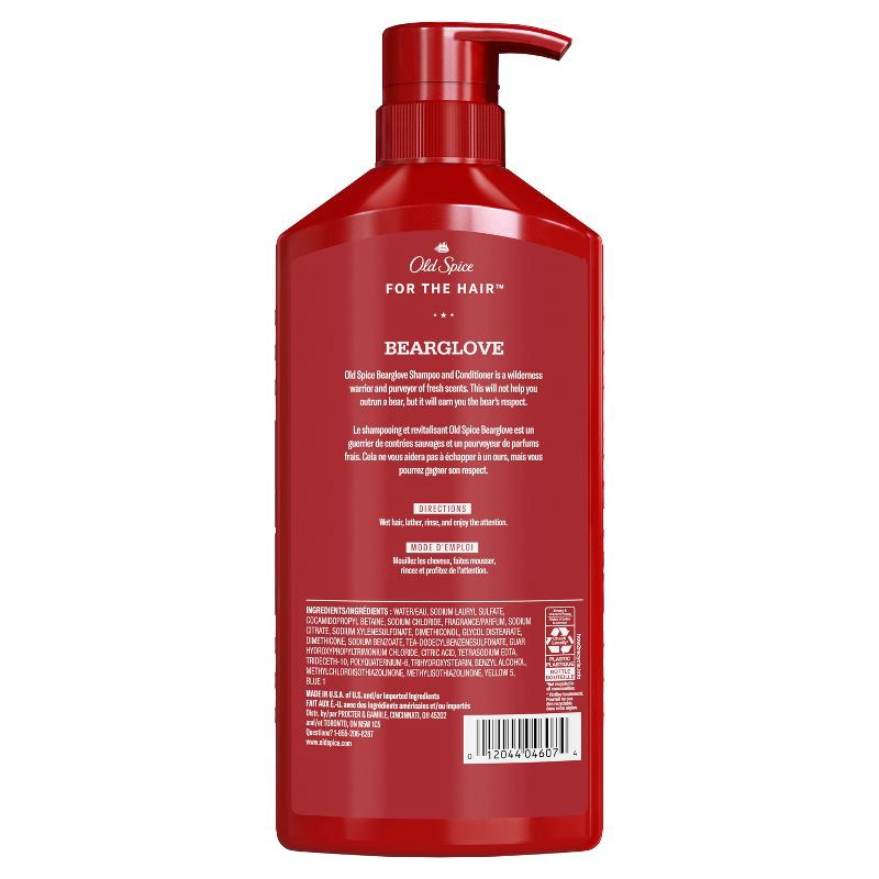 slide 8 of 8, Old Spice Bearglove 2-in-1 Men's Shampoo and Conditioner - 21.9 fl oz, 21.9 fl oz