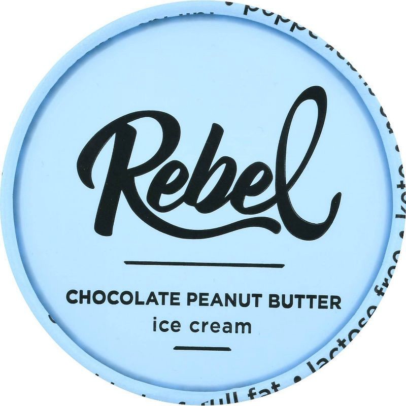 slide 2 of 4, Rebel Ice Cream Chocolate Peanut Butter Ice Cream - 16oz, 16 oz