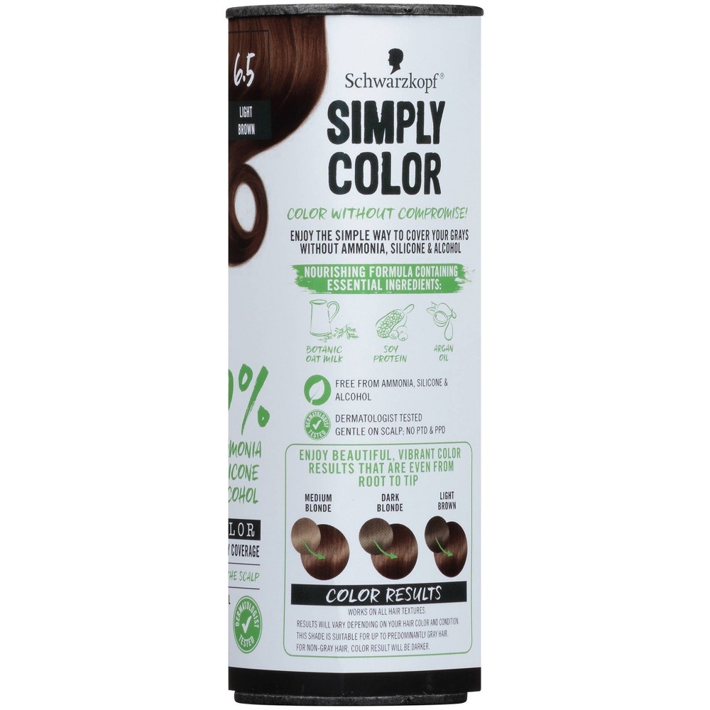 Schwarzkopf Simply Color Hair Color - 6.5 Light Brown - 5.7 fl oz 5.7 fl oz
