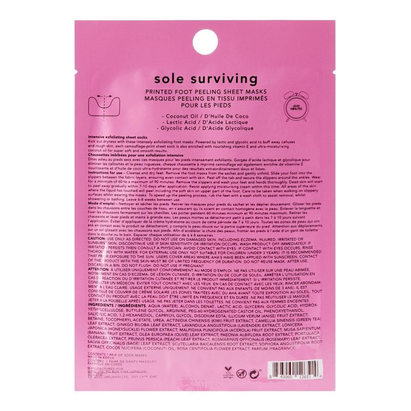 slide 5 of 5, Holler and Glow Sole Surviving Exfoliating Foot Mask - 1.35 fl oz, 1.35 fl oz