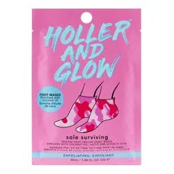 Holler and Glow Sole Surviving Exfoliating Foot Mask - 1.35 fl oz