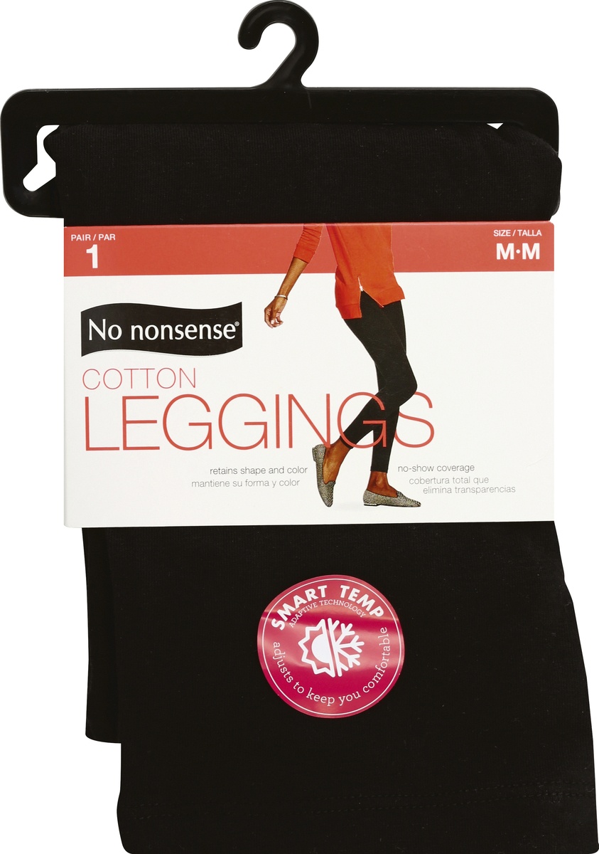 slide 2 of 2, No Nonsense Leggings, Black, 1 ct