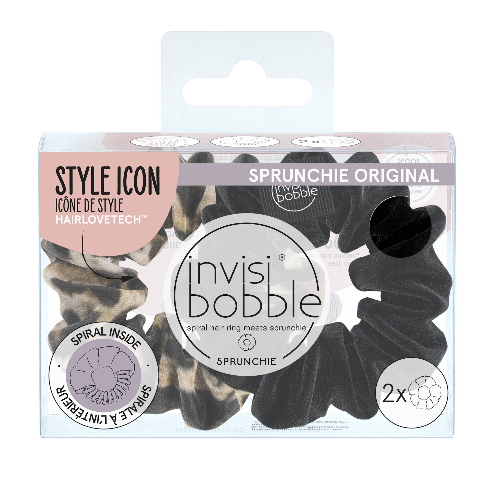 slide 1 of 8, invisibobble Sprunchie Purrfection, 2 ct