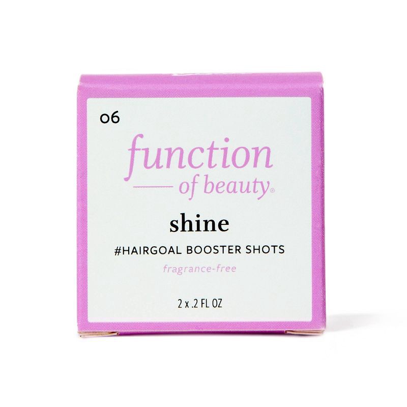 slide 1 of 6, Function of Beauty Shine #HairGoal Add-In Booster Treatment Shots with Amaranth Leaf Extract - 2pk/0.2 fl oz, 2 ct, 0.2 fl oz