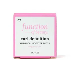 Function of Beauty Curl Definition #HairGoal Add-In Booster Treatment Shots with Flaxseed Oil - 2pk/0.2 fl oz