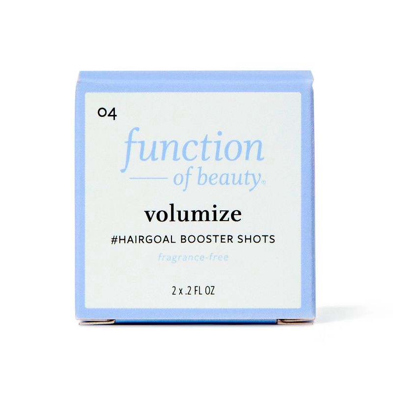 slide 1 of 6, Function of Beauty Volumize #HairGoal Add-In Booster Treatment Shots with Amaranth Seed Extract - 2pk/0.2 fl oz, 2 ct, 0.2 fl oz