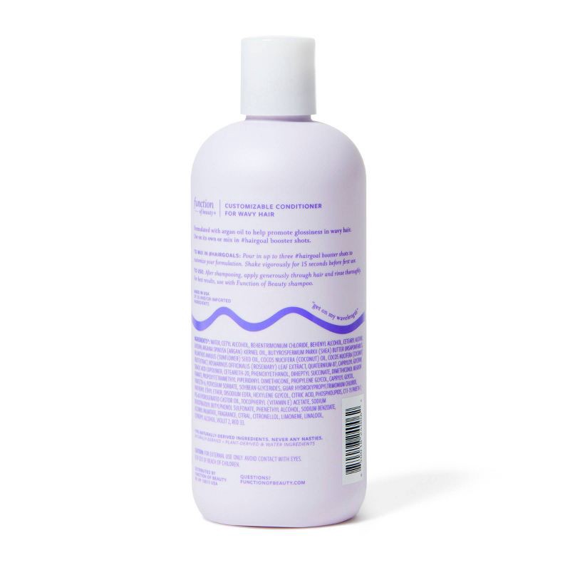 slide 4 of 5, Function of Beauty Wavy Hair Conditioner Base with Argan Oil - 11 fl oz, 11 fl oz