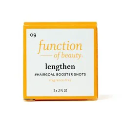 Function of Beauty Lengthen #HairGoal Add-In Booster Treatment Shots with Hops Extract - 2pk/0.2 fl oz: All Hair Types, Paraben-Free, Silicone-Free