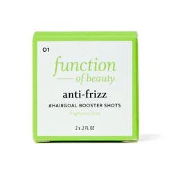 Function of Beauty Anti-frizz #HairGoal Add-In Booster Treatment Shots with Beetroot Extract - 2pk/0.2 fl oz