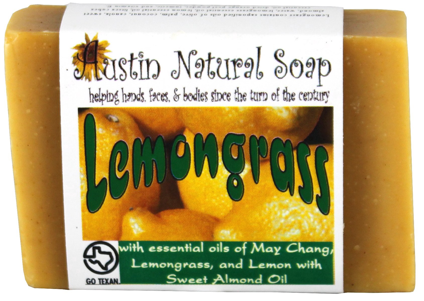 slide 1 of 1, Austin Natural Soap Lemongrass, 4.5 oz