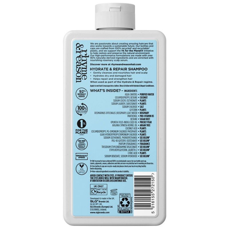 slide 2 of 8, Rhyme & Reason Hydrate & Repair Shampoo - 12 fl oz, 12 fl oz