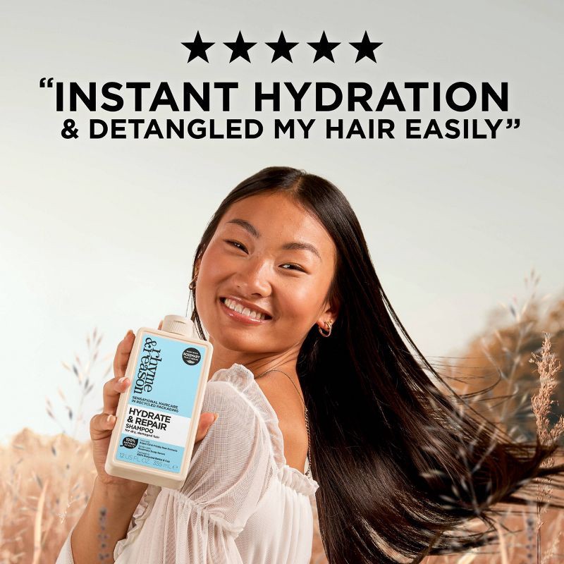 slide 6 of 8, Rhyme & Reason Hydrate & Repair Shampoo - 12 fl oz, 12 fl oz