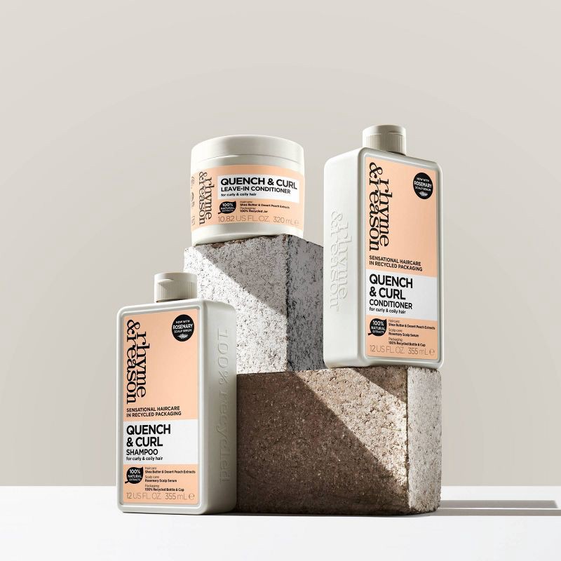 slide 4 of 6, Rhyme & Reason Quench & Curl Shampoo - 12 fl oz, 12 fl oz