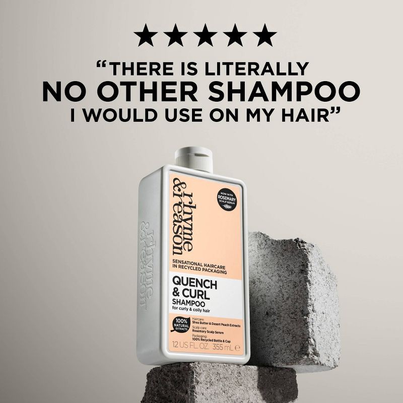slide 6 of 6, Rhyme & Reason Quench & Curl Shampoo - 12 fl oz, 12 fl oz
