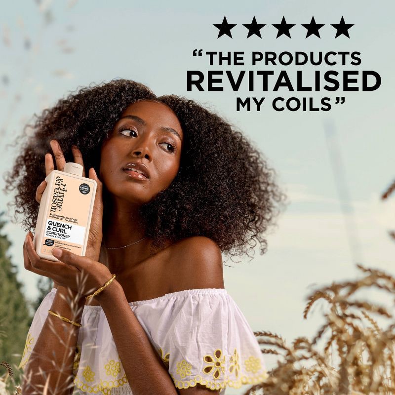 slide 6 of 7, Rhyme & Reason Quench & Curl Conditioner - 12 fl oz, 12 fl oz