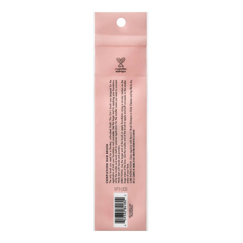 slide 4 of 4, e.l.f. Complexion Duo Brush, 1 ct