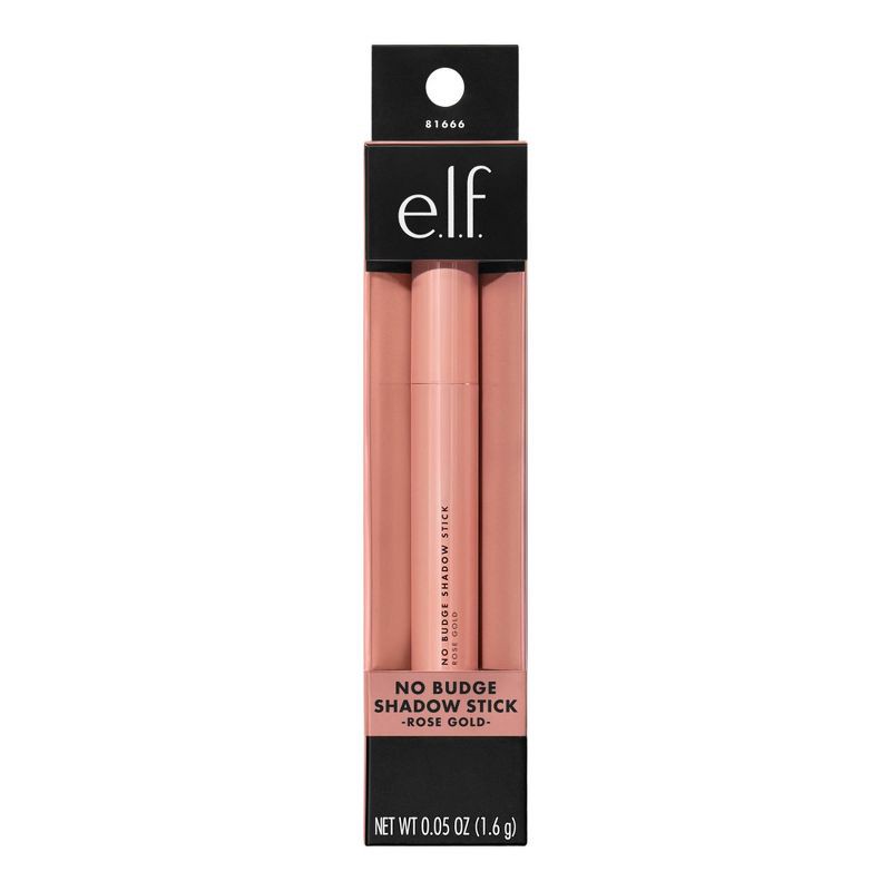 slide 4 of 5, e.l.f. No Budge Shadow Stick - Rose Gold - 0.05oz, 0.05 oz