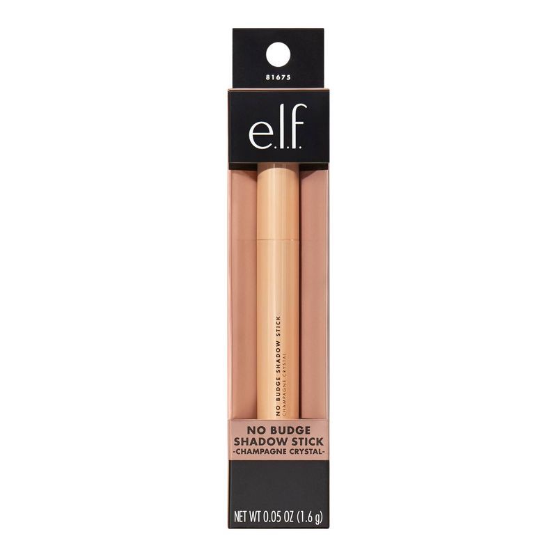 slide 4 of 5, e.l.f. No Budge Shadow Stick - Champagne Crystal - 0.05oz, 0.05 oz