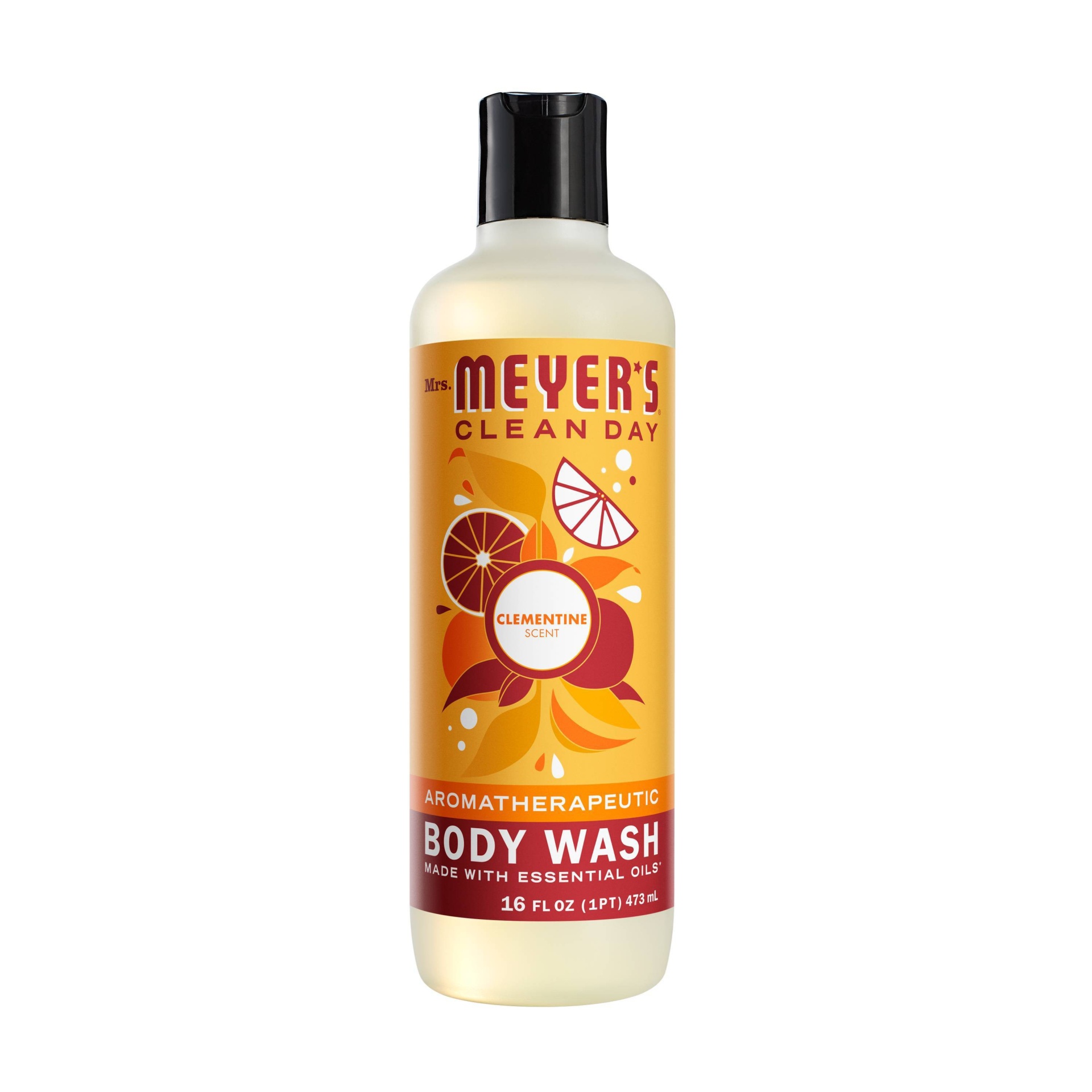 slide 1 of 3, Mrs. Meyer's Clean Day Body Wash Clementine, 16 fl oz