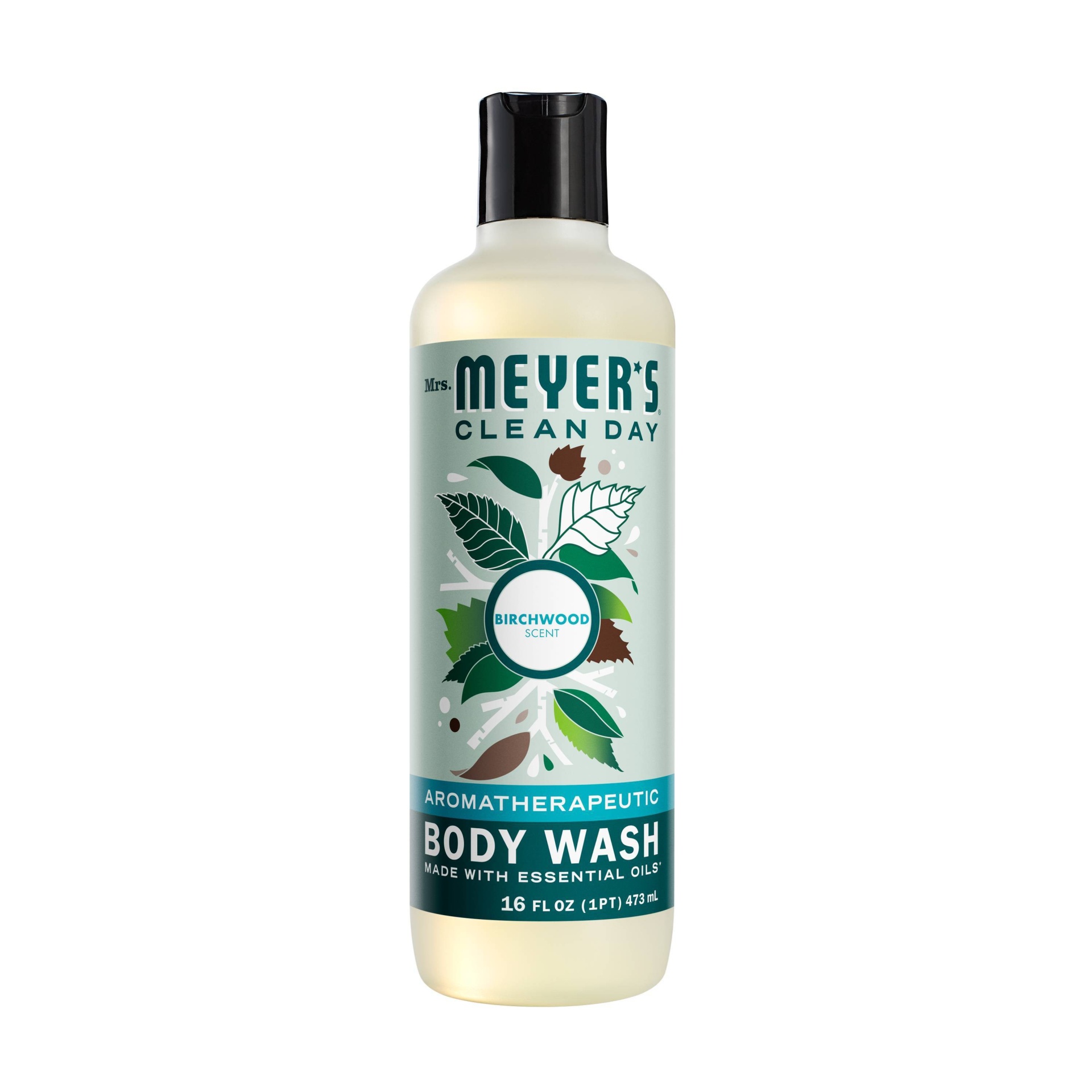 slide 1 of 3, Mrs. Meyer's Clean Day Body Wash Birchwood, 16 fl oz