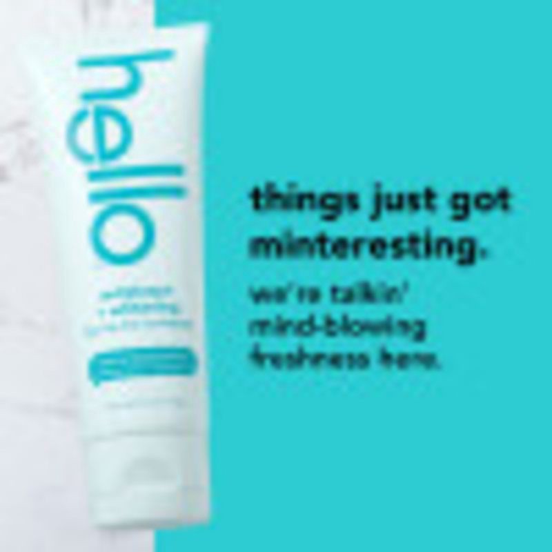 slide 3 of 12, hello Antiplaque and Whitening Fluoride-Free Toothpaste , SLS Free and Vegan - 4.7oz/2pk, 4.7 oz, 2 ct