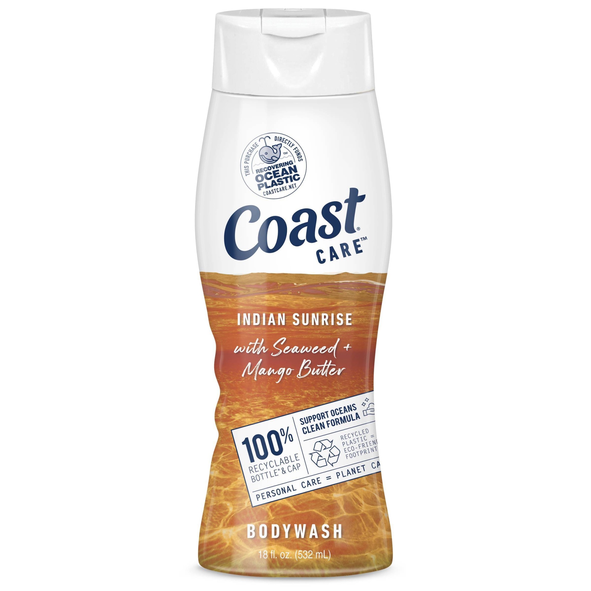 slide 1 of 4, Coast Care Body Wash Indian Sunrise, 18 fl oz