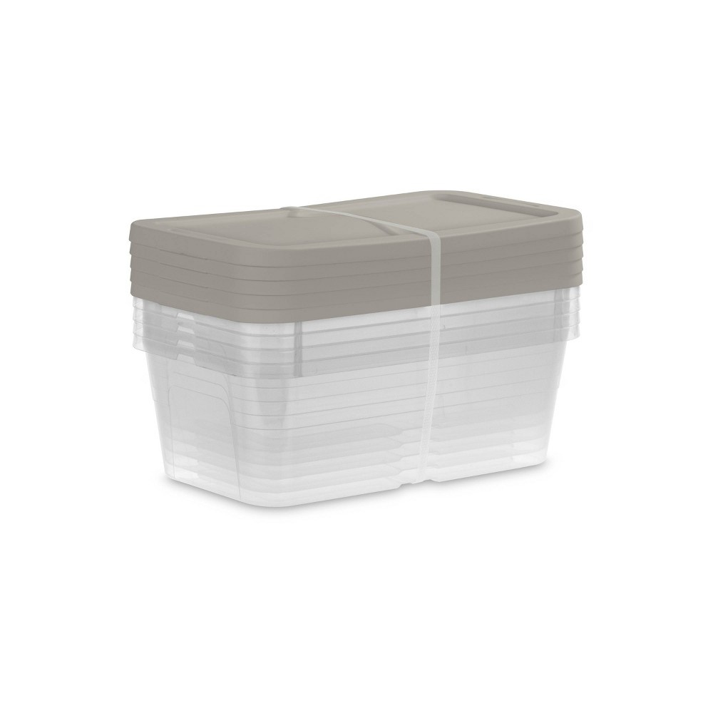 slide 5 of 8, Shoe Box with Spaceship Lid Gray - Room Essentials, 6 qt, 5 ct