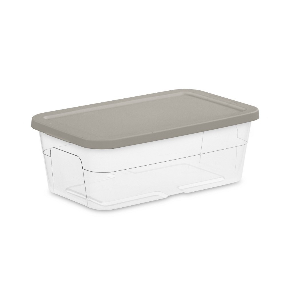 slide 6 of 8, Shoe Box with Spaceship Lid Gray - Room Essentials, 6 qt, 5 ct