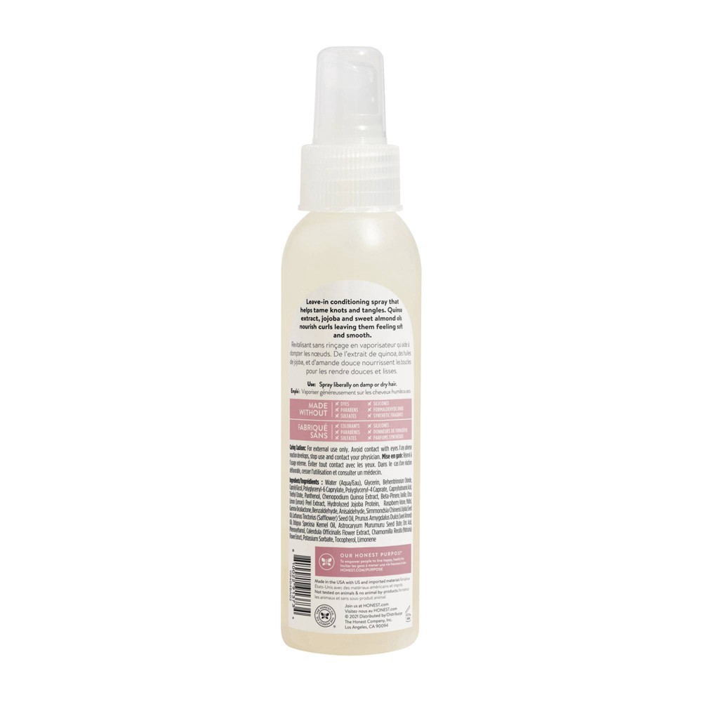 slide 2 of 4, The Honest Company Gently Nourishing Conditioning Detangler - 4fl oz, 4 fl oz