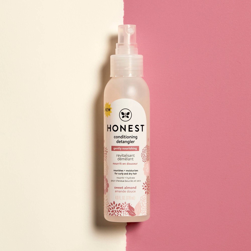 slide 3 of 4, The Honest Company Gently Nourishing Conditioning Detangler - 4fl oz, 4 fl oz