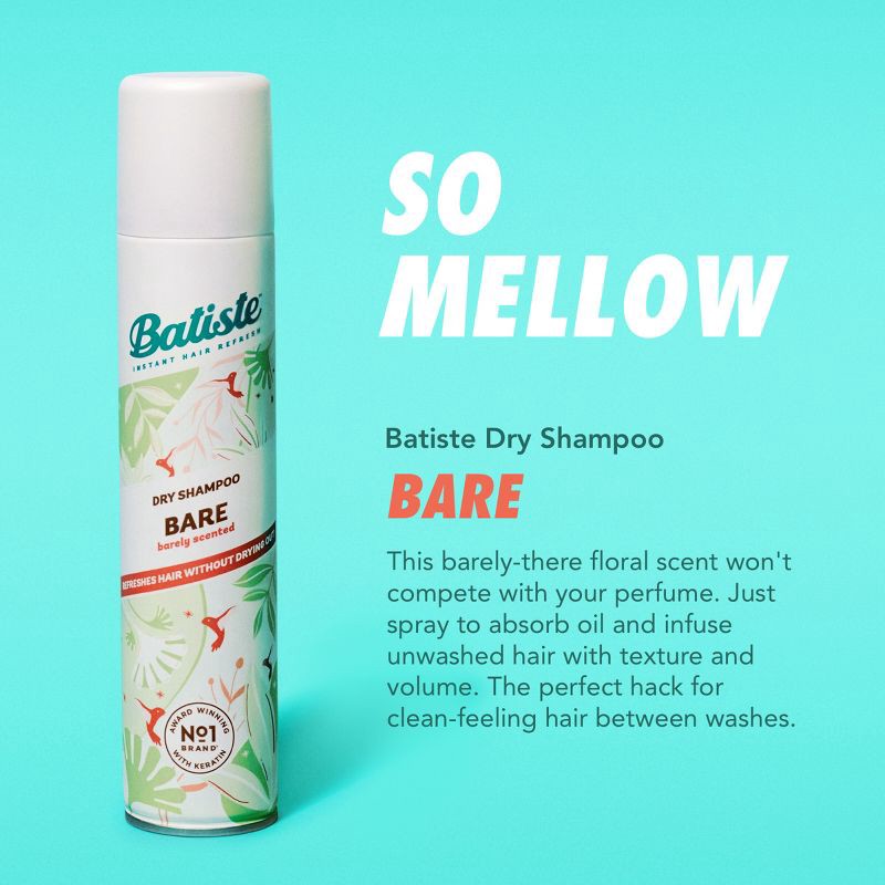 slide 6 of 10, Batiste Bare Dry Shampoo Barely Scented - 5.71oz, 5.71 oz