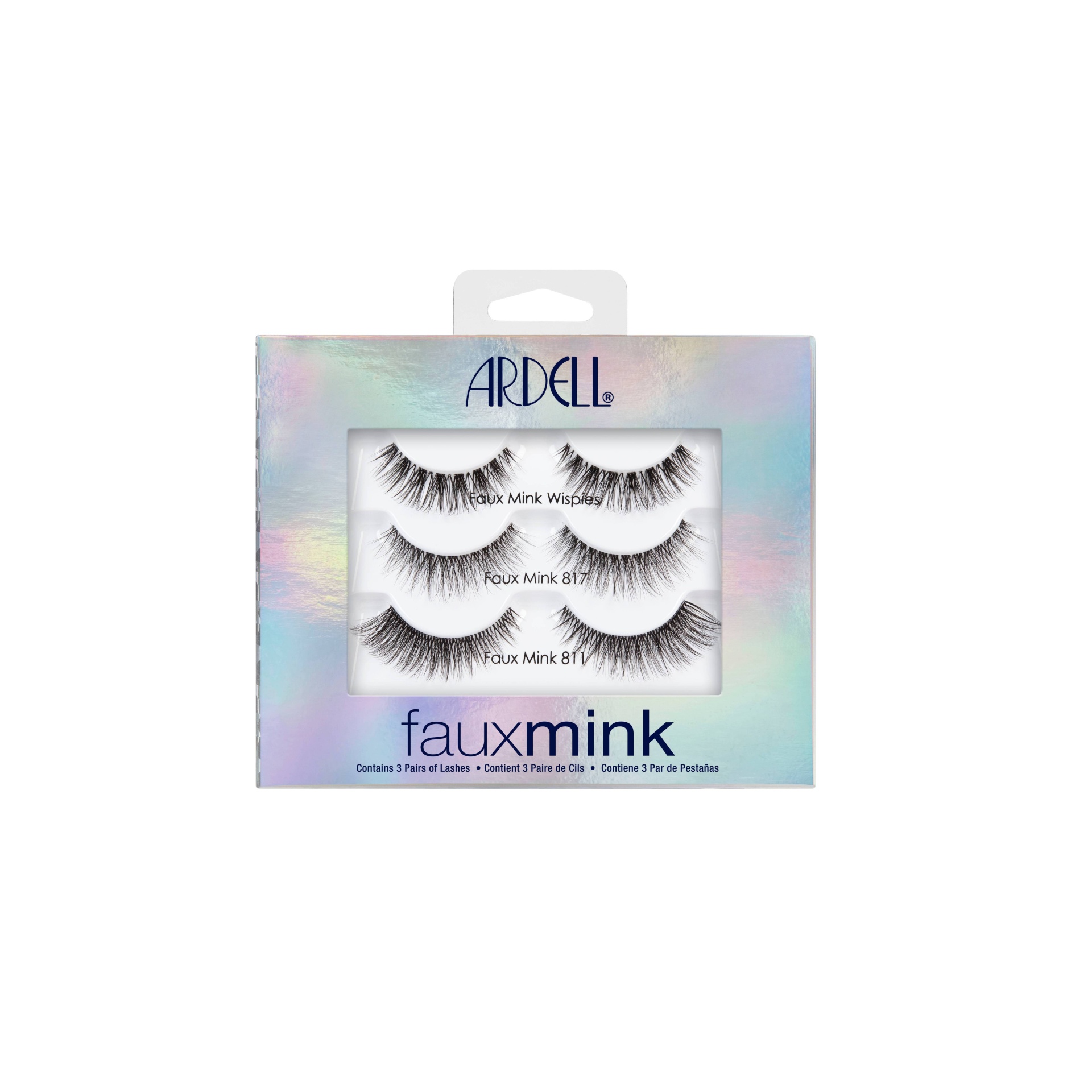 slide 1 of 7, Ardell Faux Mink False Eyelashes Gift Set, 3 ct