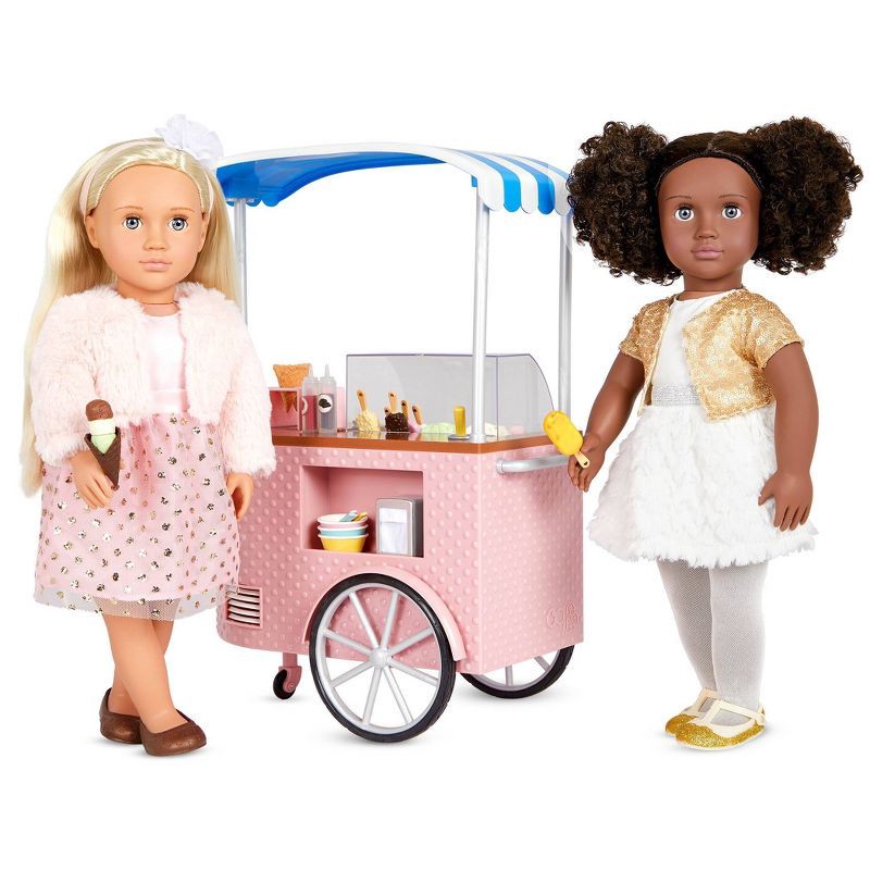 slide 5 of 8, Our Generation Two Scoops Ice Cream Cart Accessory Set for 18" Dolls, 1 ct