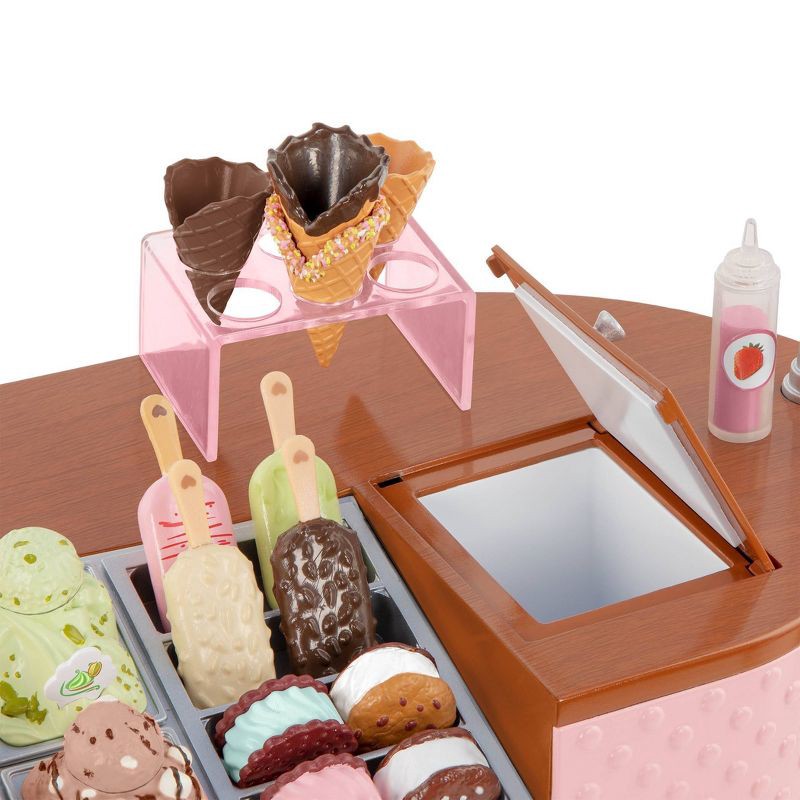 slide 6 of 8, Our Generation Two Scoops Ice Cream Cart Accessory Set for 18" Dolls, 1 ct