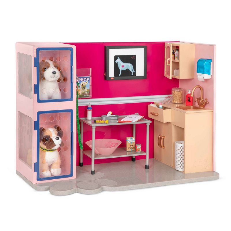 slide 2 of 11, Our Generation Healthy Paws Vet Clinic Playset in Pink with Electronics for 18" Dolls, 1 ct