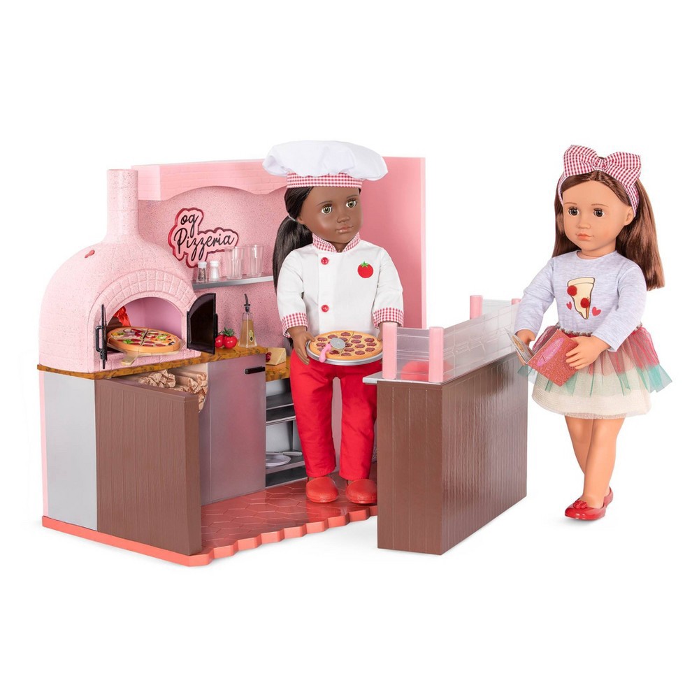 slide 2 of 10, Our Generation Easy Cheesy Pizzeria Restaurant Accessory Playset for 18" Dolls, 1 ct