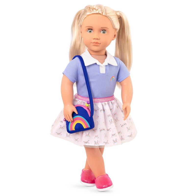 slide 3 of 5, Our Generation School Uniform Outfit for 18" Dolls - Rainbow Academy, 1 ct