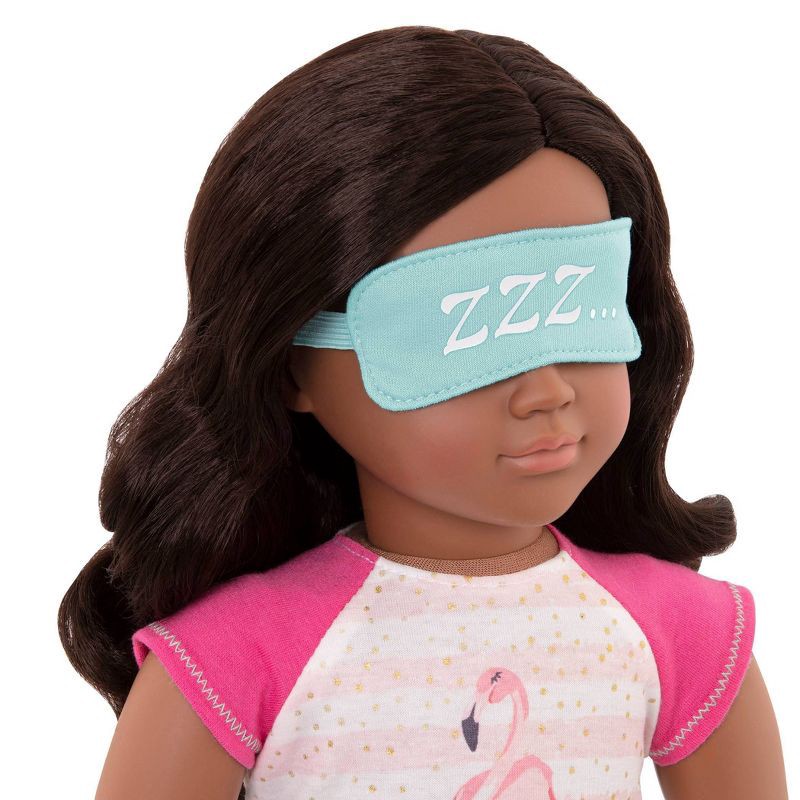 slide 3 of 5, Our Generation Sleepover Pajama Outfit for 18" Dolls - Flamingo Dreaming, 1 ct
