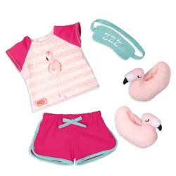 Our Generation Sleepover Pajama Outfit for 18" Dolls - Flamingo Dreaming