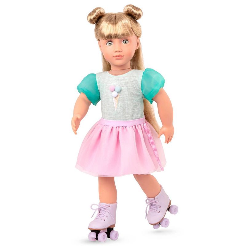 slide 2 of 4, Our Generation Ice Cream Outfit with Roller Skates for 18" Dolls - Scoopalicious, 1 ct