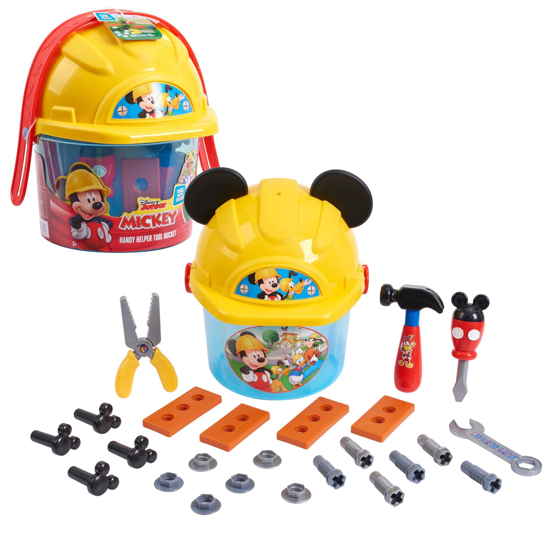 slide 1 of 6, Mickey Mouse Handy Helper Tool Bucket, 1 ct