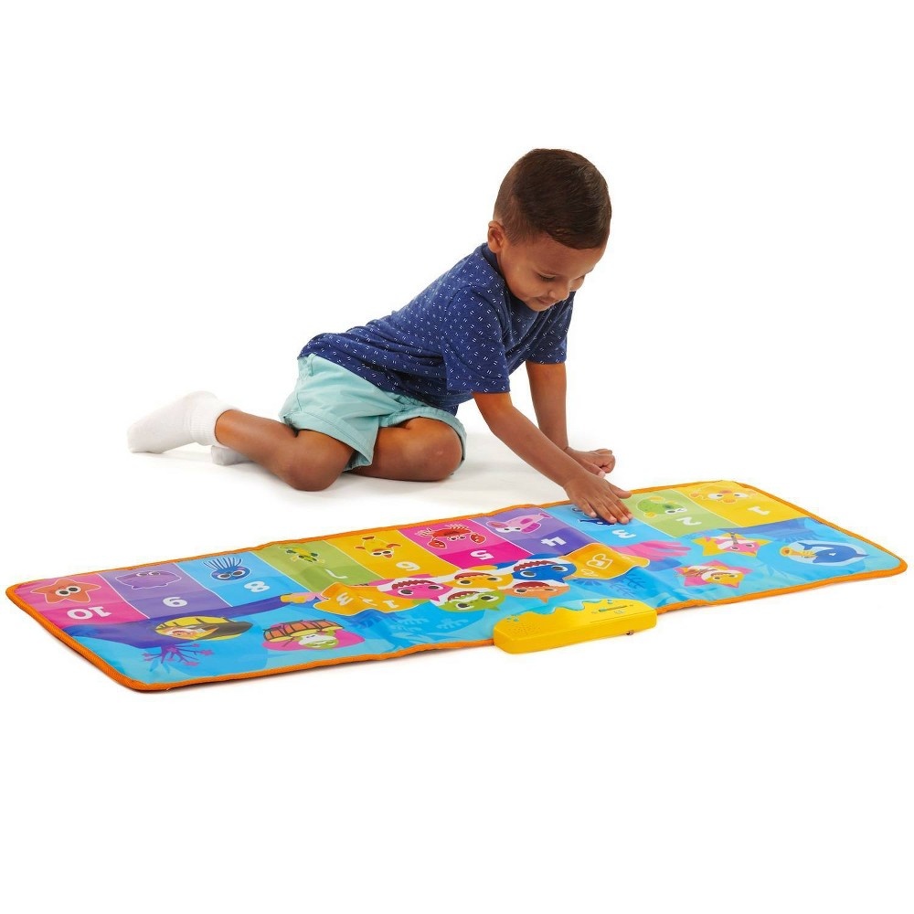 slide 4 of 7, Baby Shark Dance Mat, 1 ct