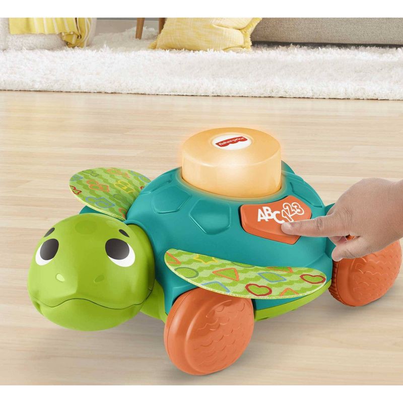 slide 2 of 6, Fisher-Price Sit-to-Crawl Sea Turtle, 1 ct