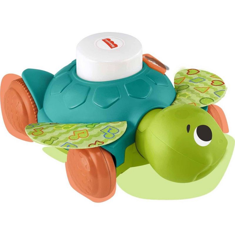 slide 3 of 6, Fisher-Price Sit-to-Crawl Sea Turtle, 1 ct