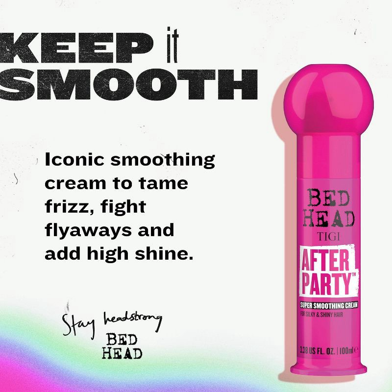 slide 3 of 8, TIGI Bed Head After Party Super Smoothing Cream - 3.38 fl oz, 3.38 fl oz