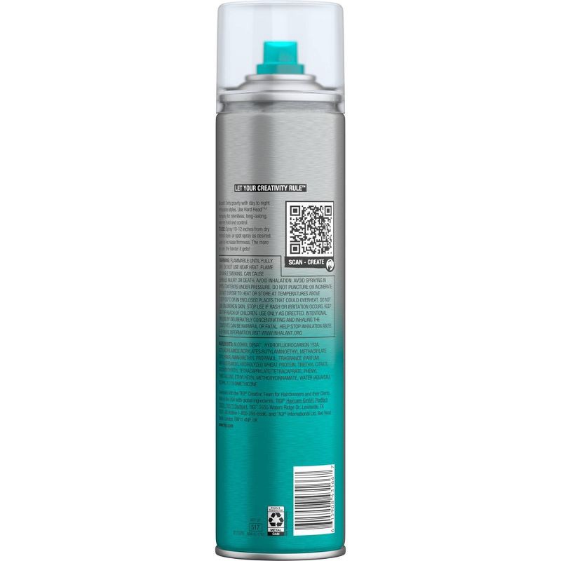 slide 2 of 4, TIGI Bed Head Hard Head Extreme Hold Hair Spray Aerosol - 11.7oz, 11.7 oz