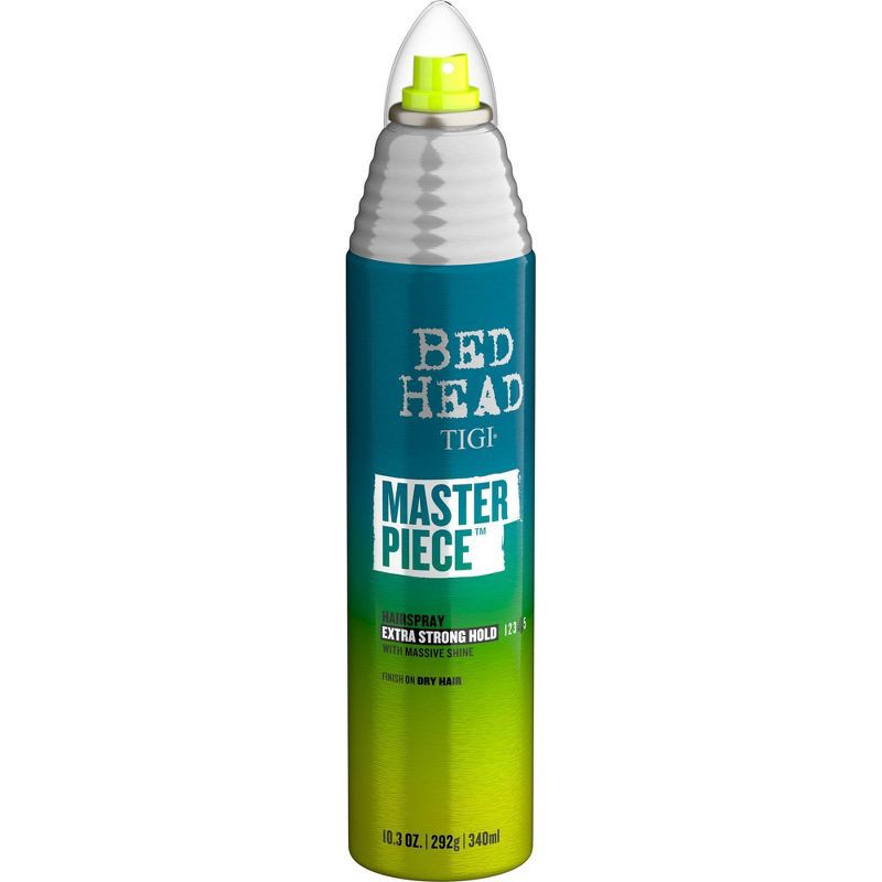 slide 3 of 4, TIGI Bed Head Masterpiece Extra Strong Hold with Massive Shine Hairspray Aerosol - 10.3oz, 10.3 oz