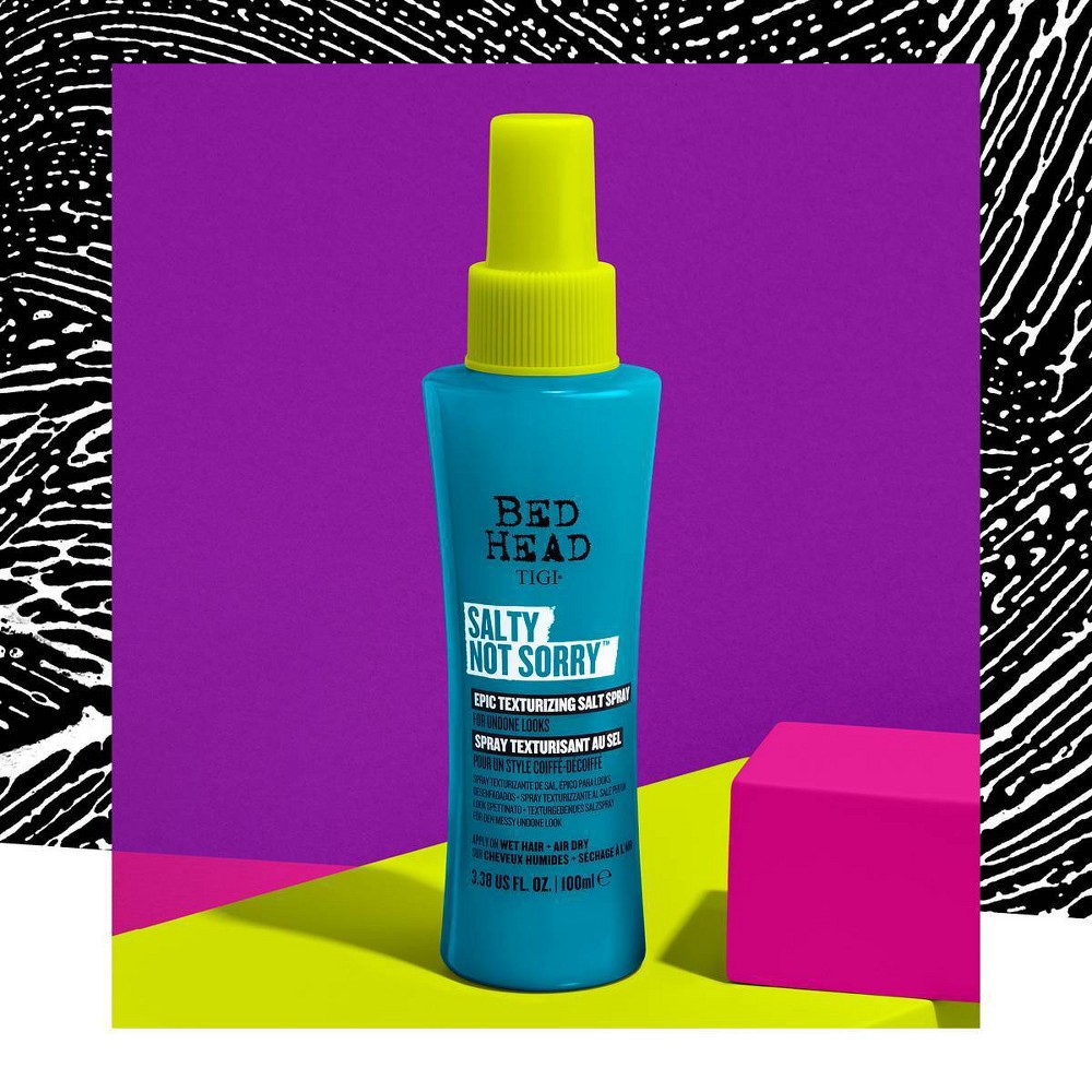 slide 11 of 12, TIGI Bed Head Salty Not Sorry Texturizing Salt Spray, 3.38 fl oz
