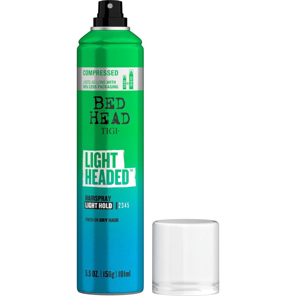 slide 4 of 4, TIGI Bed Head Lightheaded Light Hold Hairspray Aerosol, 5.5 oz